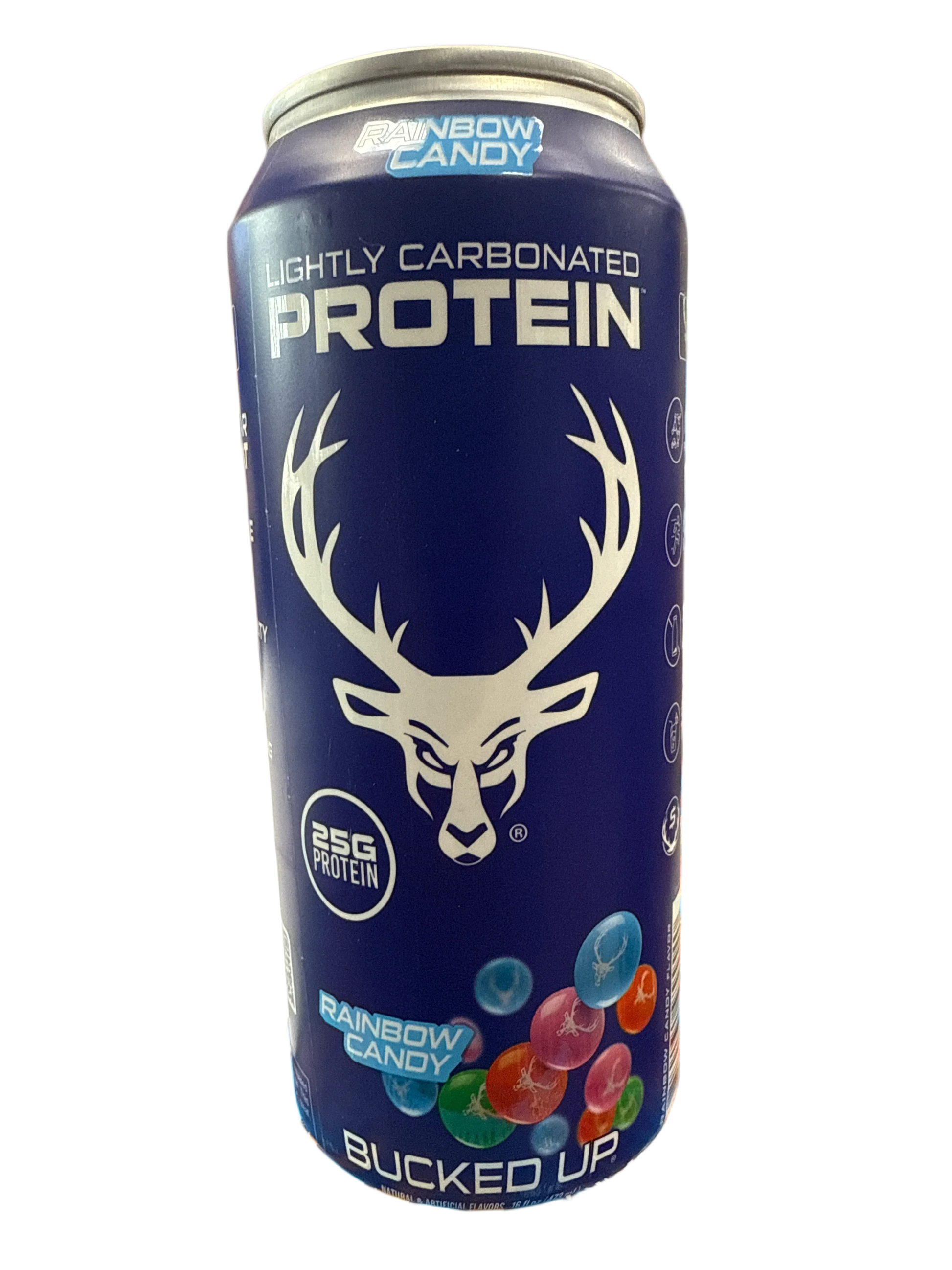 Bucked Up Lightly Carbonated Protein Rainbow Candy Flavoured 473ML - U.S Edition - www.Shopthatapp.com