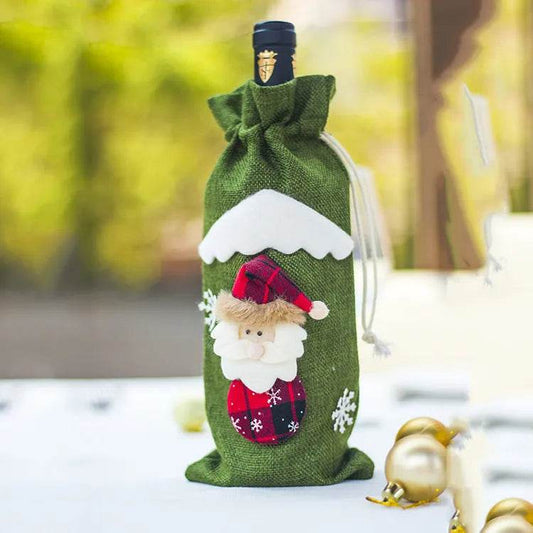 Christmas Decorations Christmas Wine Bottle Socks - www.Shopthatapp.com