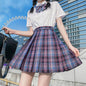 Student Jk Plaid Skirt Preppy Style Mini Pleated  Kilt Skirt - www.Shopthatapp.com