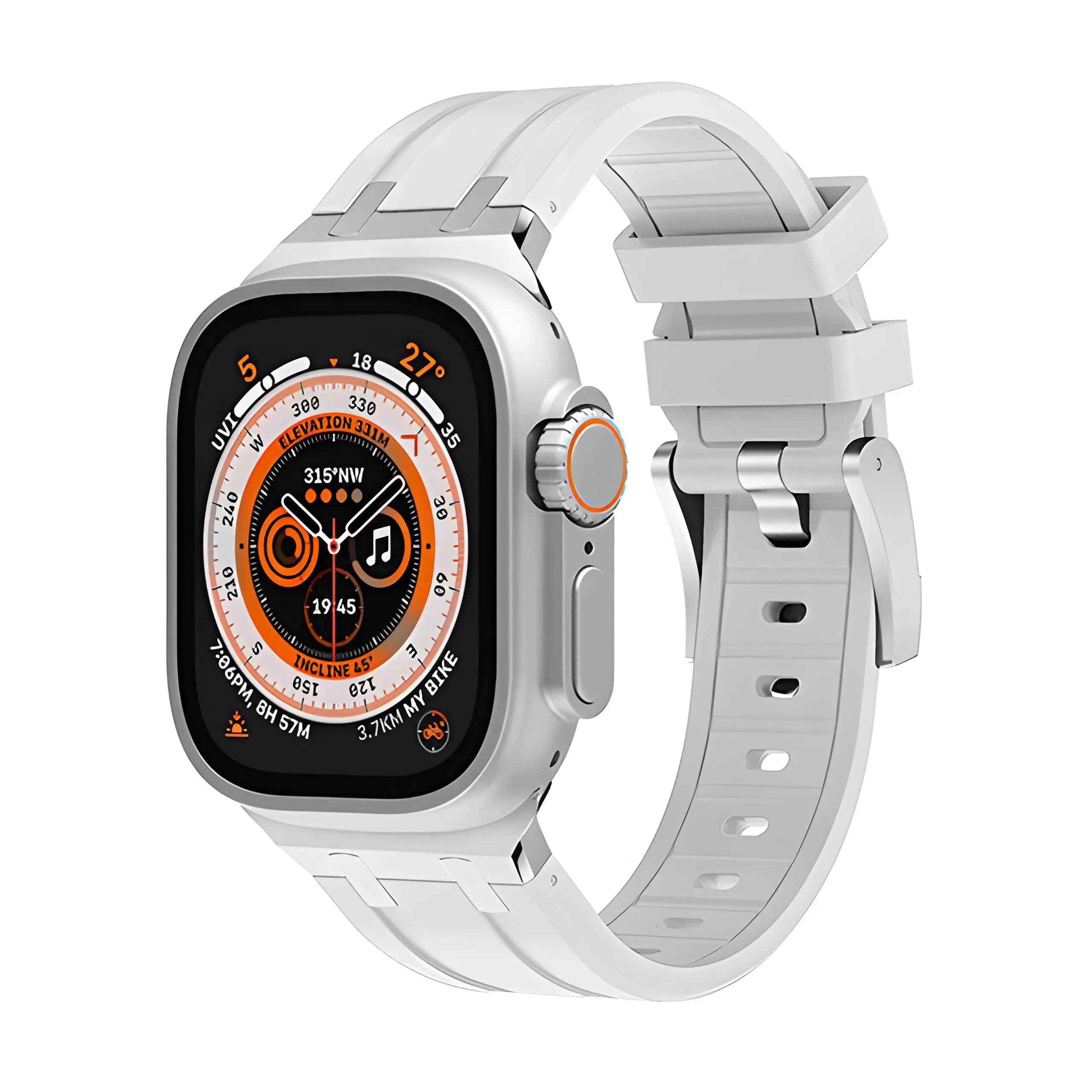 Liquid Silicone Sports Oak Butterfly Watch-buttom Strap - www.Shopthatapp.com