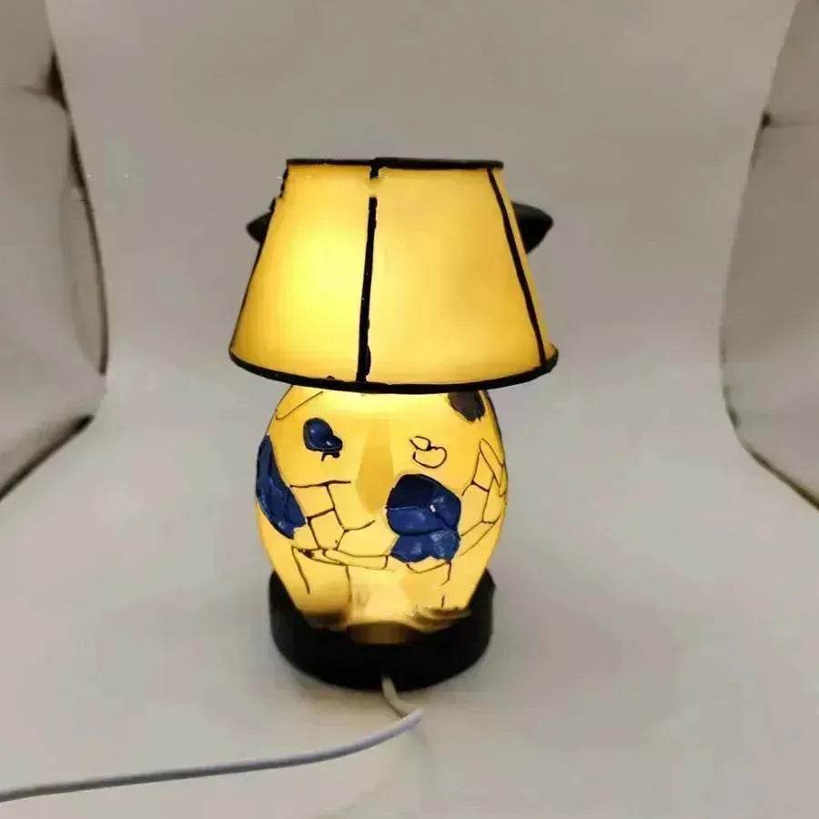 Beautiful Cow Table Lamp Bedside Table Lamp With USB Bedside Lamp For Living Room Bedroom Dormitory Bra Ornament - www.Shopthatapp.com