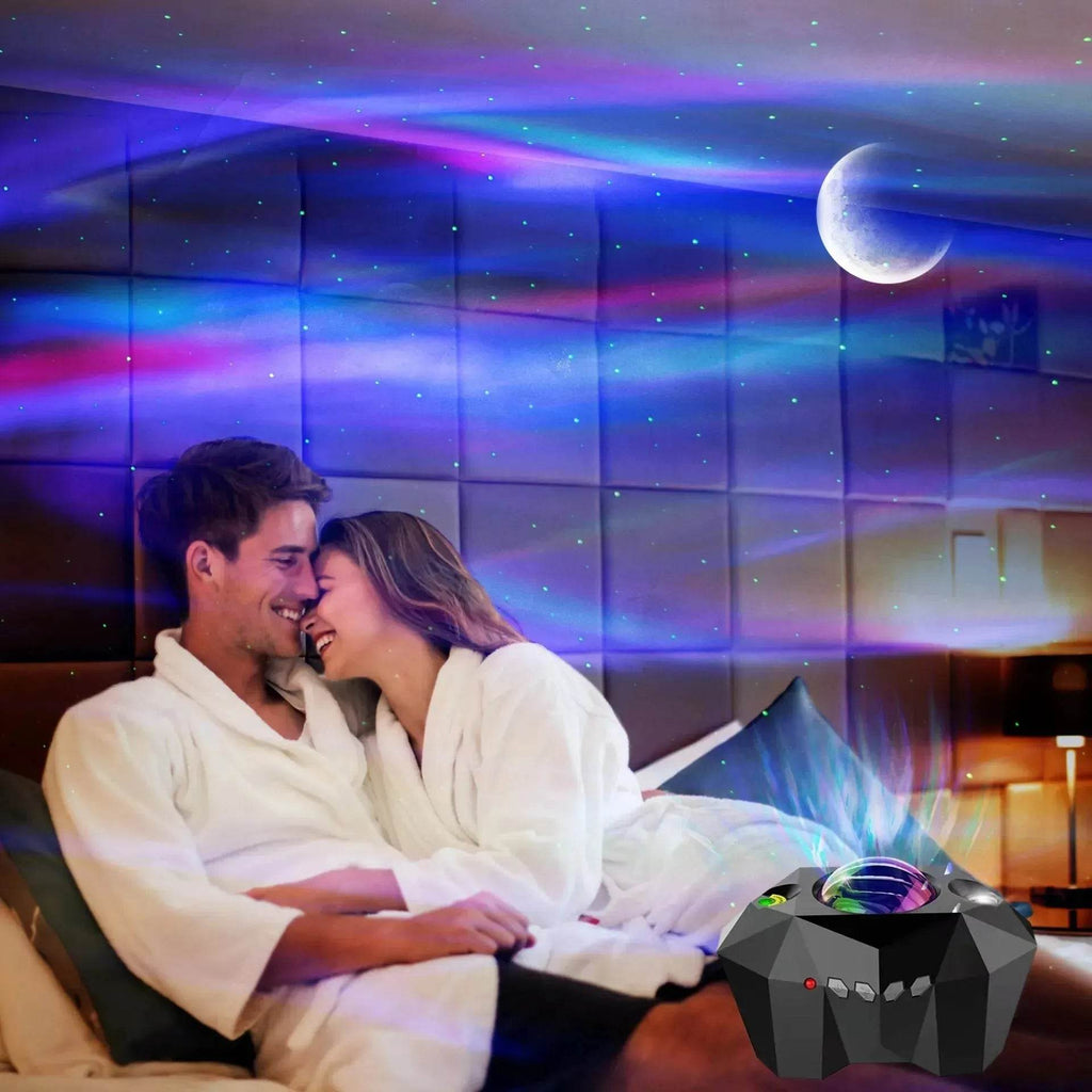 Usb Water Pattern Bluetooth Music Ocean Star Projector Lamp - www.Shopthatapp.com