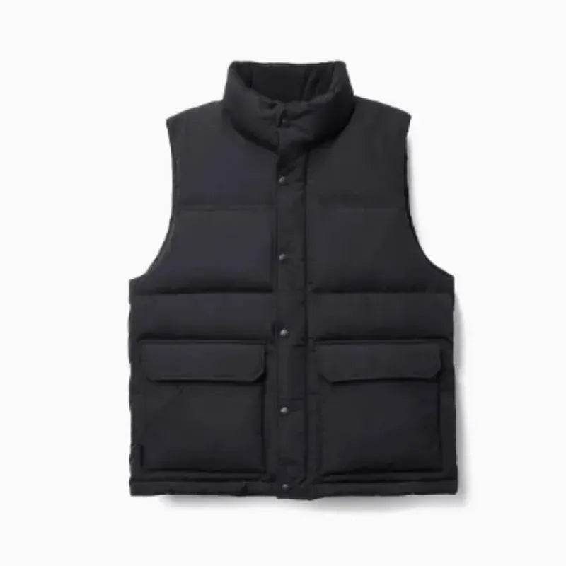 Winter Sleeveless Duck Down Windproof Vest Down Jacket Coat for men - www.Shopthatapp.com