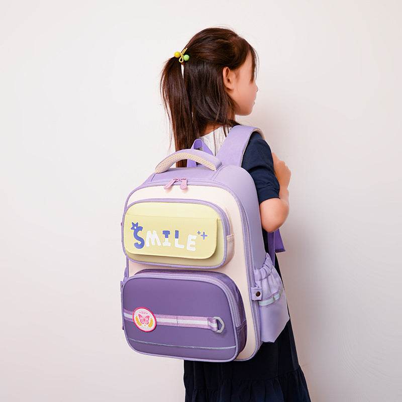 Children's Cartoon Letters British Style Schoolbag - www.Shopthatapp.com