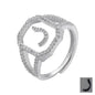 Fashion Micro Inlaid Zircon Arab Letters Ring for women - www.Shopthatapp.com