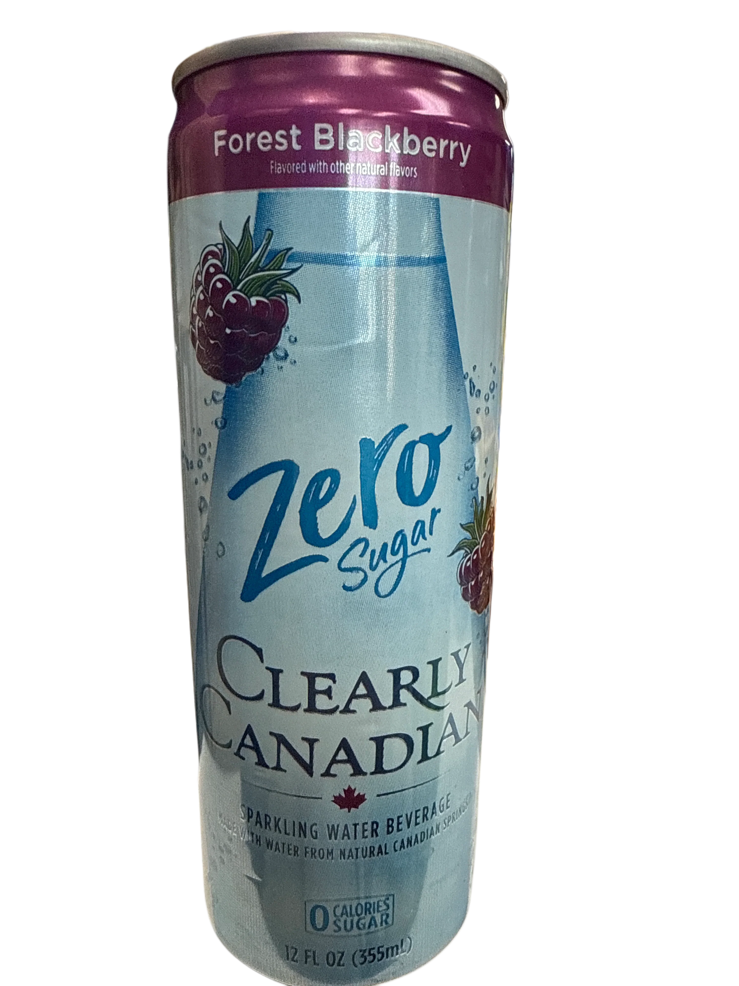Clearly Canadian Zero Sugar Forest Blackberry Flavour 355ML - Canadian Edition - www.Shopthatapp.com