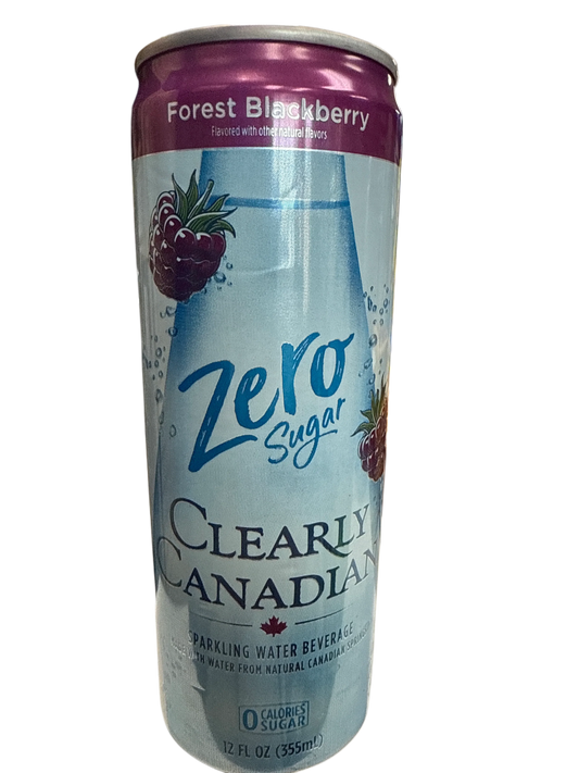 Clearly Canadian Zero Sugar Forest Blackberry Flavour 355ML - Canadian Edition - www.Shopthatapp.com