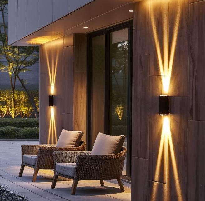 Indoor and Outdoor Garden Poolside Beam Light wall light fixture - www.Shopthatapp.com