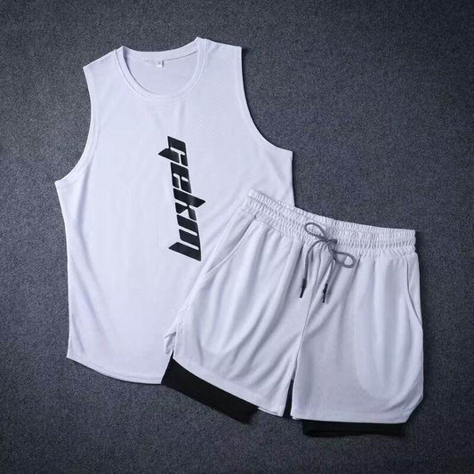 Speed Men's Athletic Shorts and Tank top Workout Clothes 2PCS - www.Shopthatapp.com
