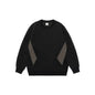 Retro plain Round Neck Pullover Sweater top For Men - www.Shopthatapp.com
