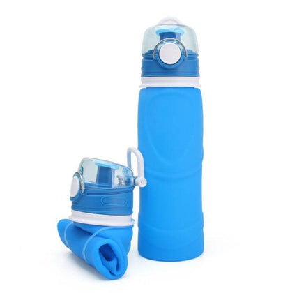 Foldable silicone Travel Hydrating water bottle