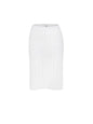 Casual Low Waist cotton Midi sheath skirt
