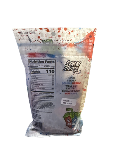 Sour Strips Doubleberry Flavour 96G - U.S Edition - www.Shopthatapp.com