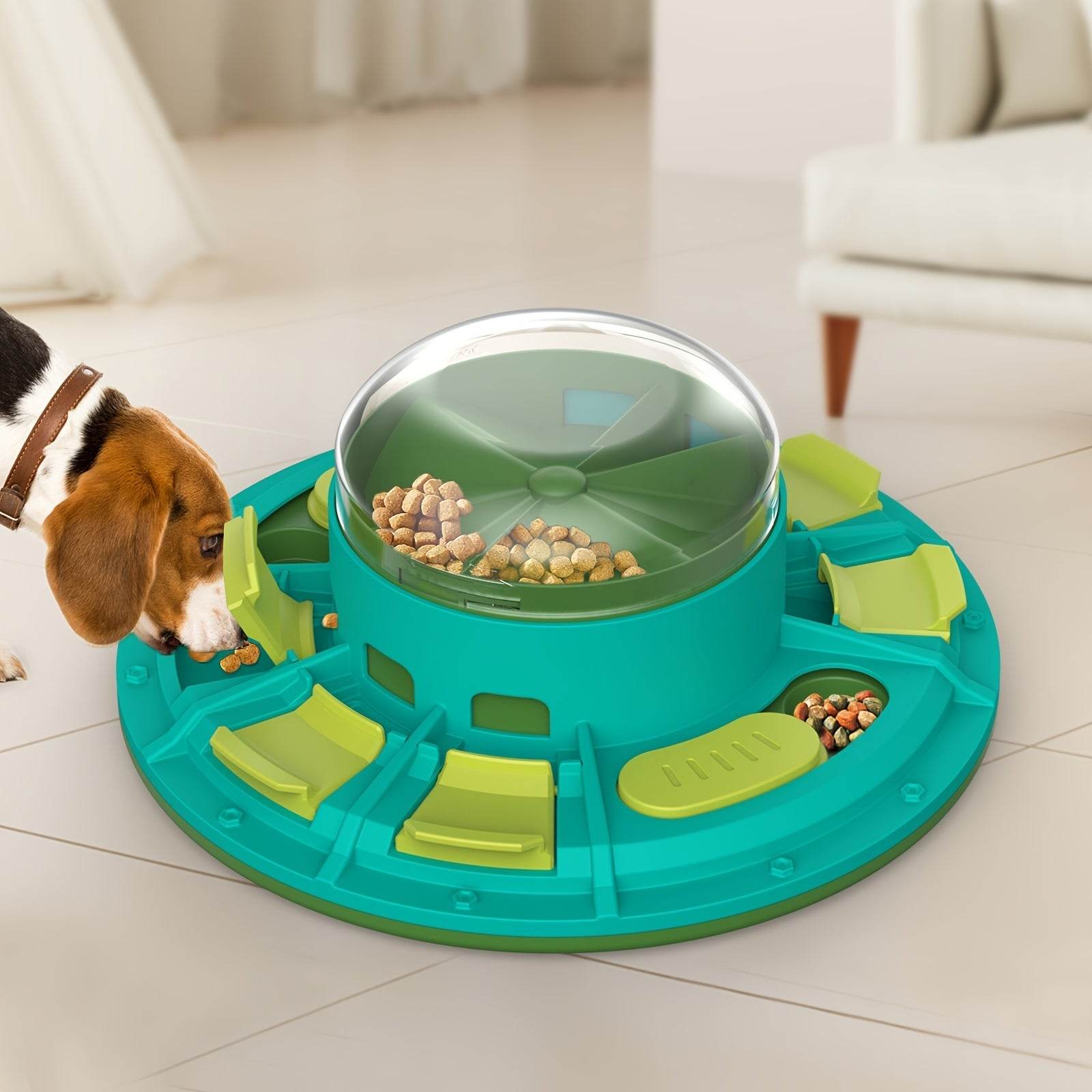 Interactive Dog Puzzle Toy For IQ Improvement And Slow Feeding Suitable For All Sizes Pets Nutritious Diet-Friendly Non-Electric Plastic Pets Game Pet Products - www.Shopthatapp.com