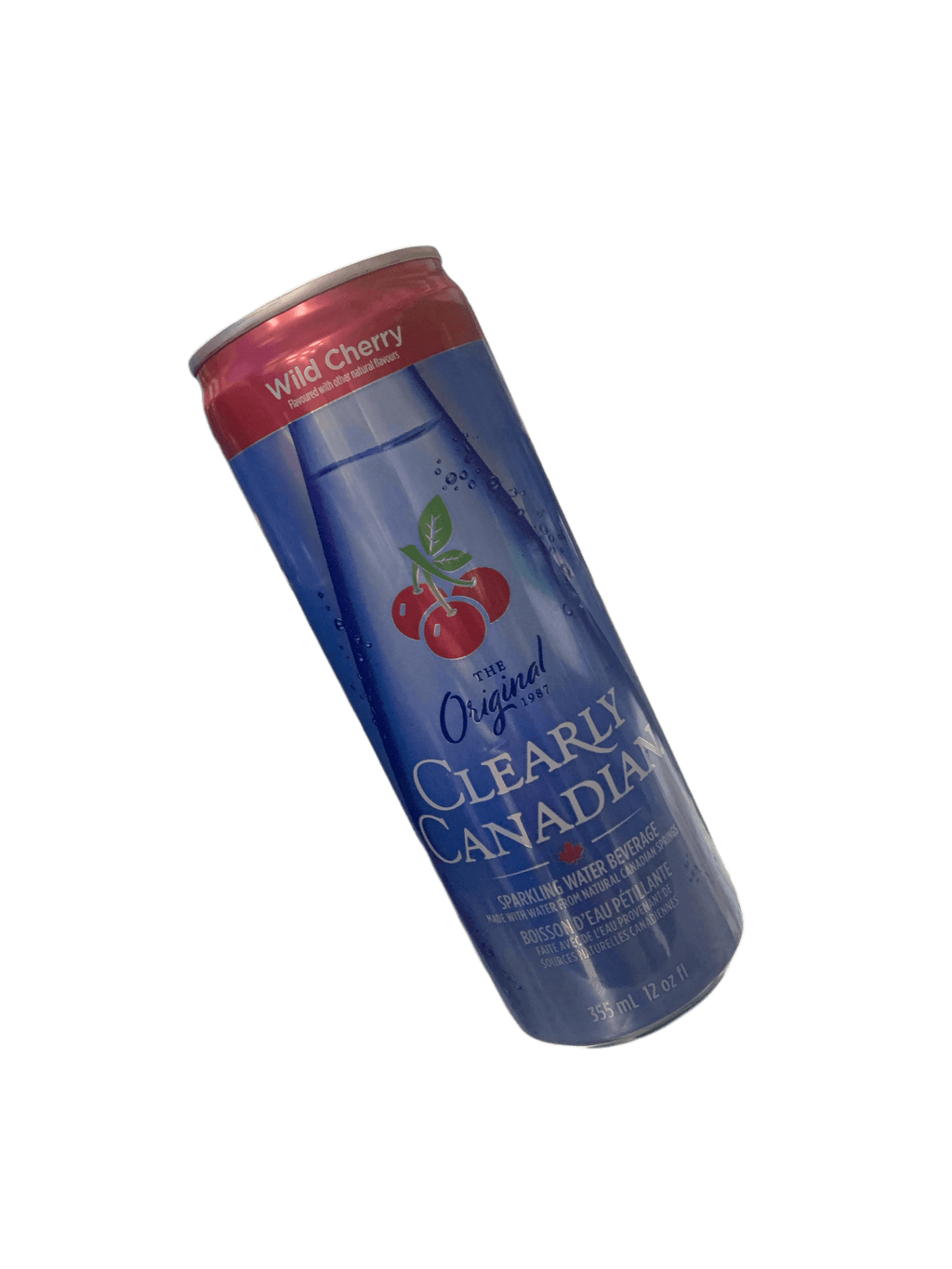 Clearly Canadian Sparkling Wild Cherry Cans 355ML - Canadian Edition - www.Shopthatapp.com