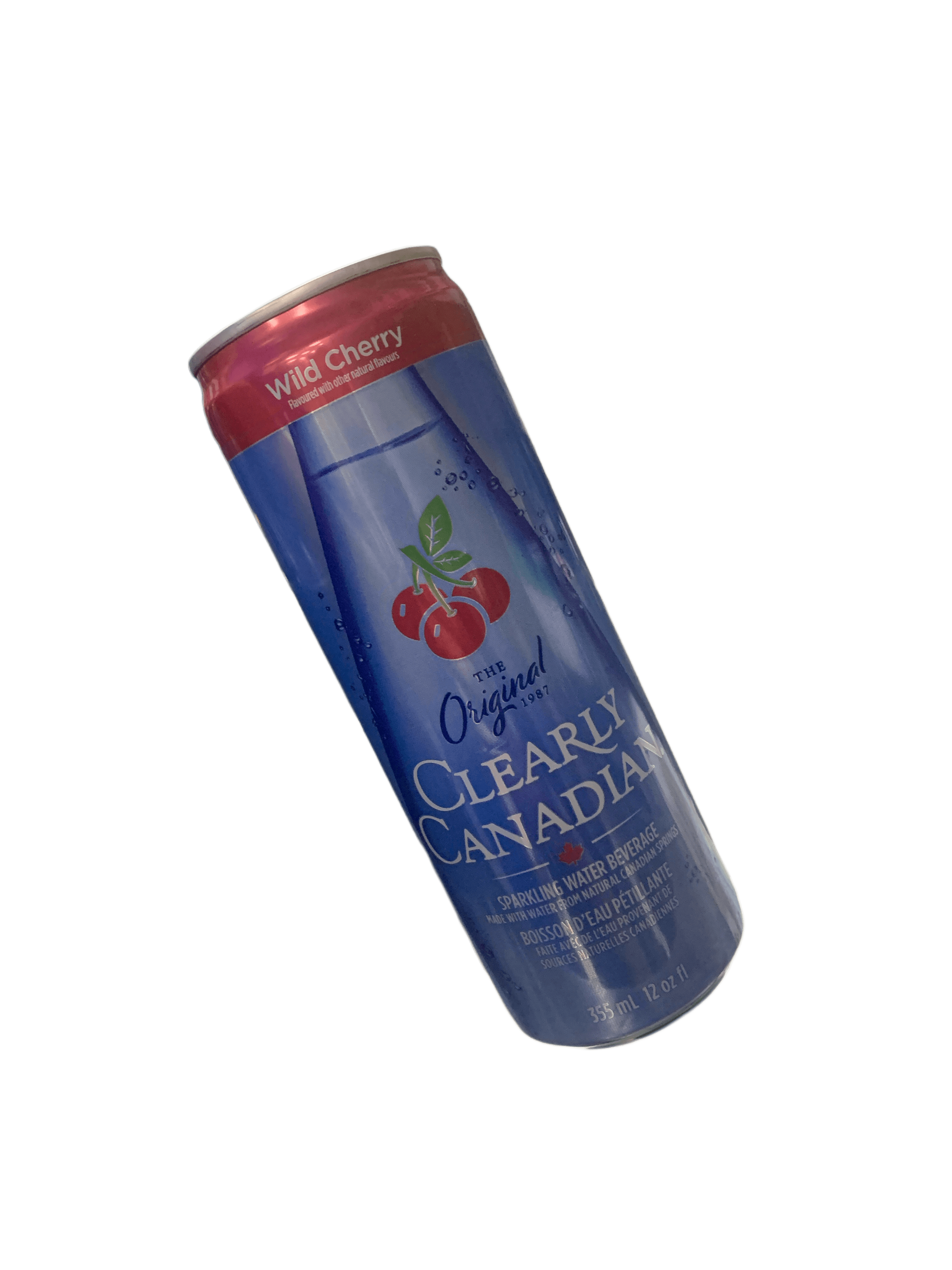 Clearly Canadian Sparkling Wild Cherry Cans 355ML - Canadian Edition - www.Shopthatapp.com