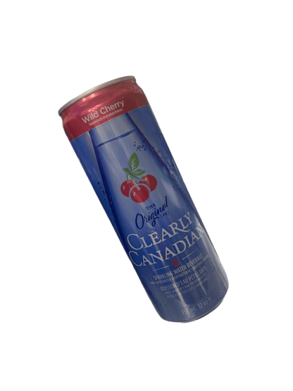 Clearly Canadian Sparkling Wild Cherry Cans 355ML - Canadian Edition - www.Shopthatapp.com