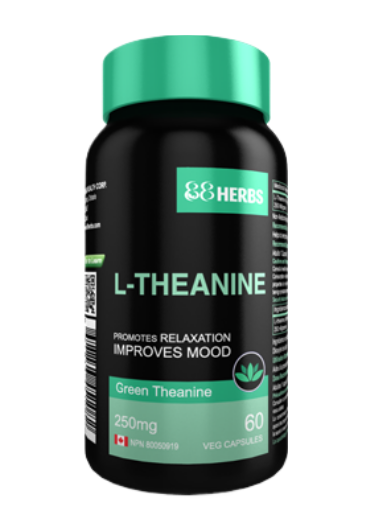 88Herbs Pure L-Theanine (60 VegCaps)-Health and wellness-www.Shopthatapp.com-Natural Health Garden