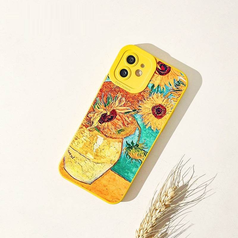 Sunflower silicone IPhone14 Case women - www.Shopthatapp.com