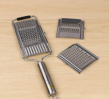 Stainless Steel Grater, Vegetable And Fruit Slicer, Peeler - www.Shopthatapp.com
