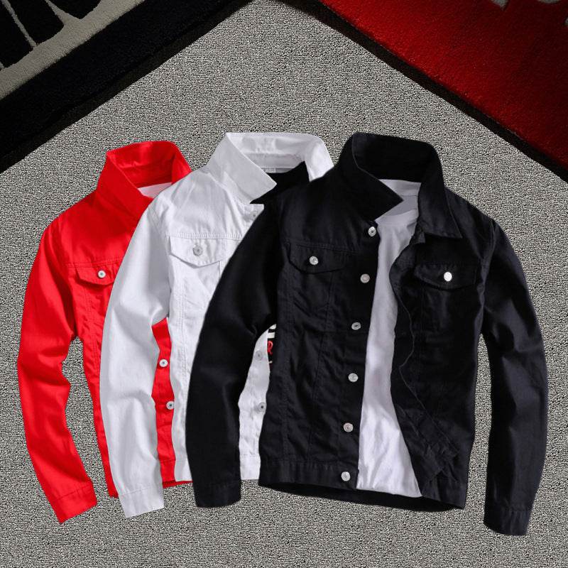Denim jacket men Jeans - www.Shopthatapp.com