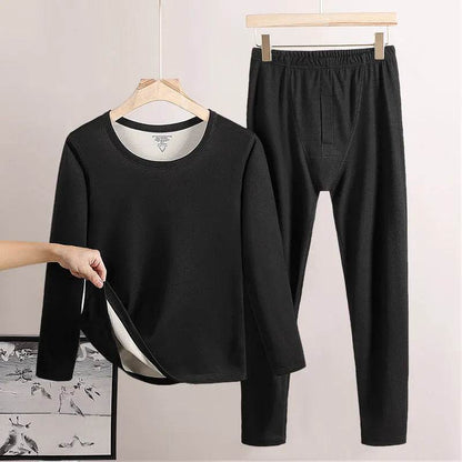 Men's Thermal Underwear Fleece-lined Double-sided Brushed Long John set - www.Shopthatapp.com