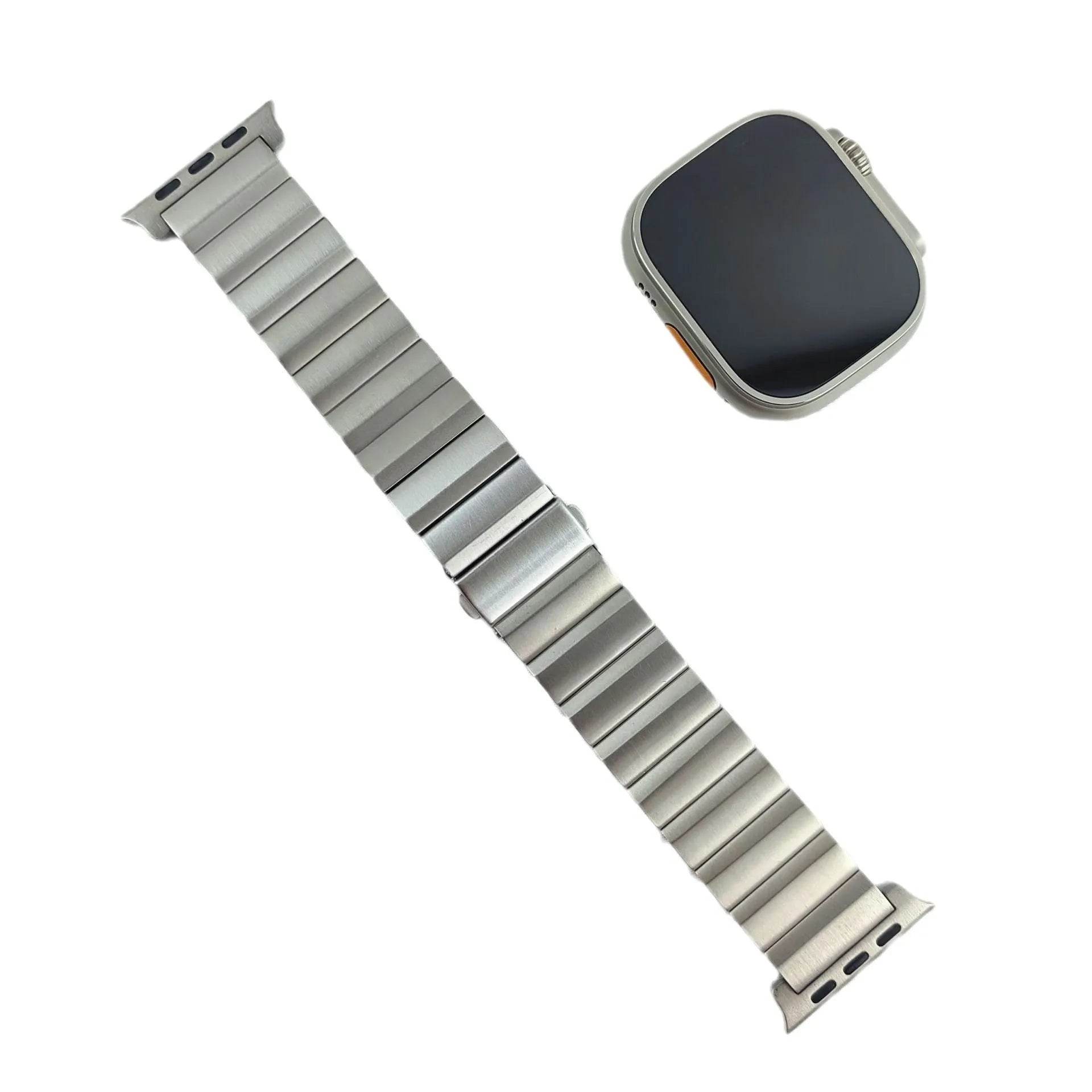 Large Particle Titanium Alloy Watch Strap - www.Shopthatapp.com