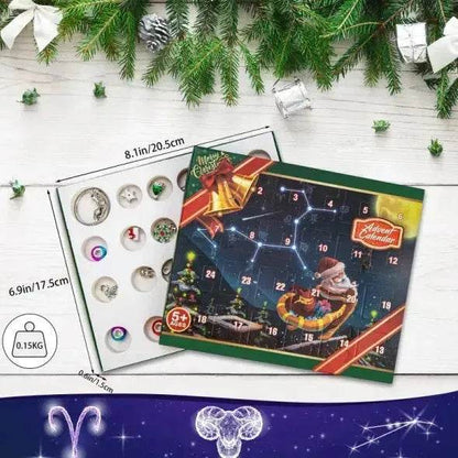 Advent Calendar 2024 Girls Zodiac Constellation Bracelet Making Kit, 24 Days Countdown Christmas Advent Calendar With 2 Sets DIY Bracelets, Horoscope Gifts For Girls TeensAge 5-18 - www.Shopthatapp.com