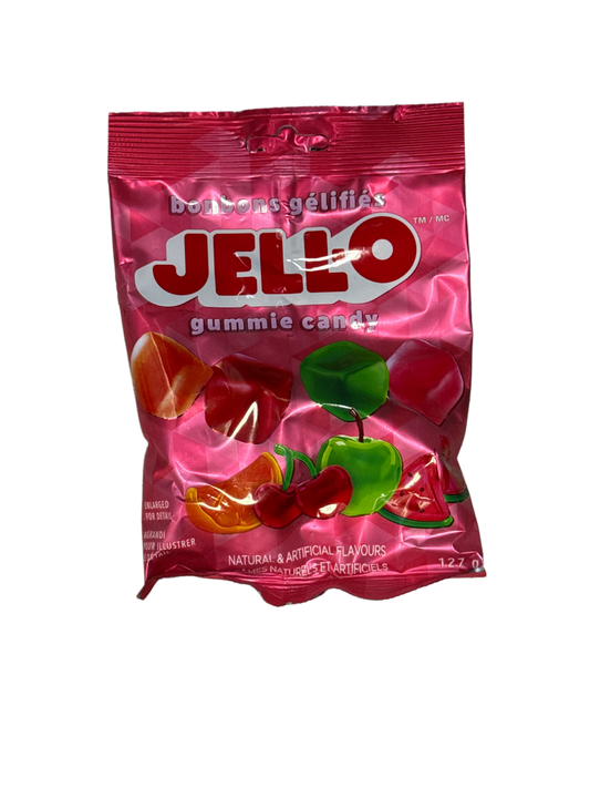 JELL-O Gummy Candy Cubes 127G - Canadian Edition - www.Shopthatapp.com