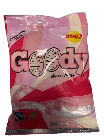 BUBS Godis Goody Strawberry Vanilla Candy Bag 90G - Swedish Edition - www.Shopthatapp.com