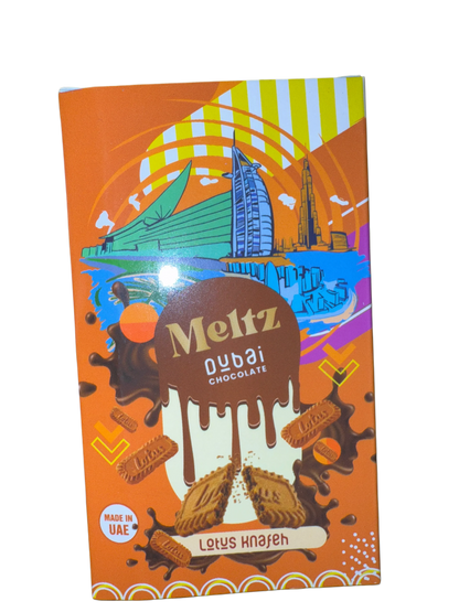 Meltz Dubai Chocolate Lotus Knafeh Flavour 75G - Dubai Edition - www.Shopthatapp.com