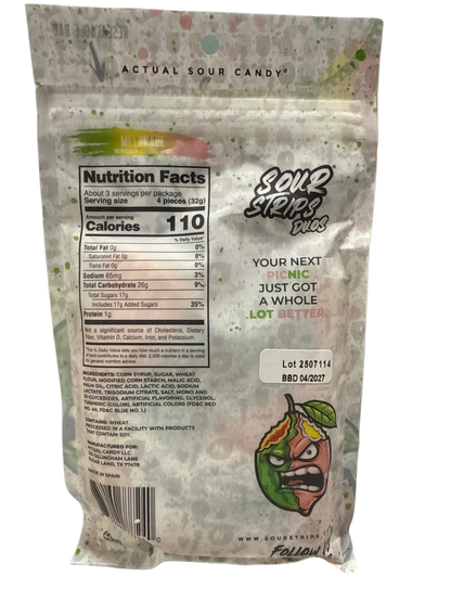 Sour Strips Melonade Flavoured Candy Strips 96G - U.S Edition - www.Shopthatapp.com