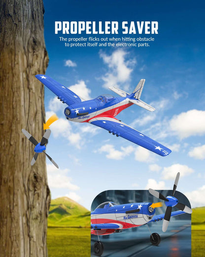 Volantex RC P51D Miss America 4CH PNP Warbird Plane | No Battery & Transmitter - www.Shopthatapp.com