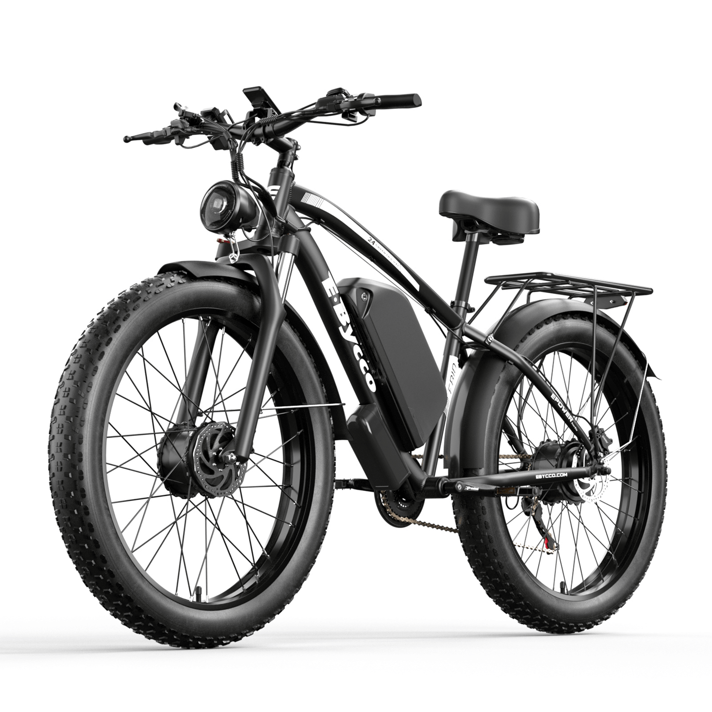 E·BYCCO 24'' EB10 Peak 5000W 52V 32Ah Dual Motors Electric Bike for Women and Men - www.Shopthatapp.com
