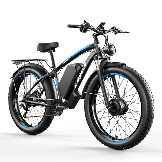 E·BYCCO 24'' EB10 Peak 5000W 52V 32Ah Dual Motors Electric Bike for Women and Men - www.Shopthatapp.com