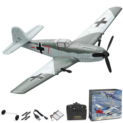 Volantex RC BF109 E 3CH RTF mit Gyro, EPP, Grau, Anfängerfreundlich