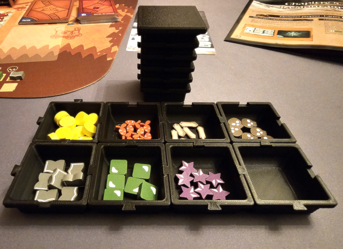 Tiny Stackable Trays (4 + cover) - www.Shopthatapp.com