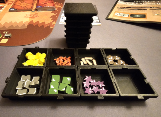 Tiny Stackable Trays (4 + cover) - www.Shopthatapp.com