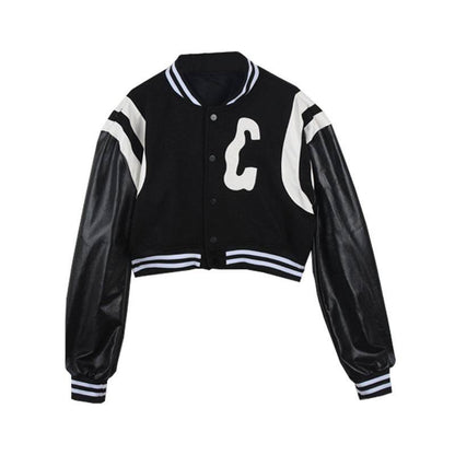 Retro Cropped Athleisure Jacket women - www.Shopthatapp.com