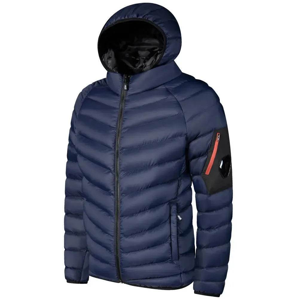 Winter Padded Thick Hooded Puffer Rain Jacket for men - www.Shopthatapp.com