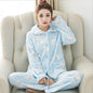 Women Coral Velvet Fleece Pajamas Fall Winter Loungewear Flannel  Sleepwear - www.Shopthatapp.com