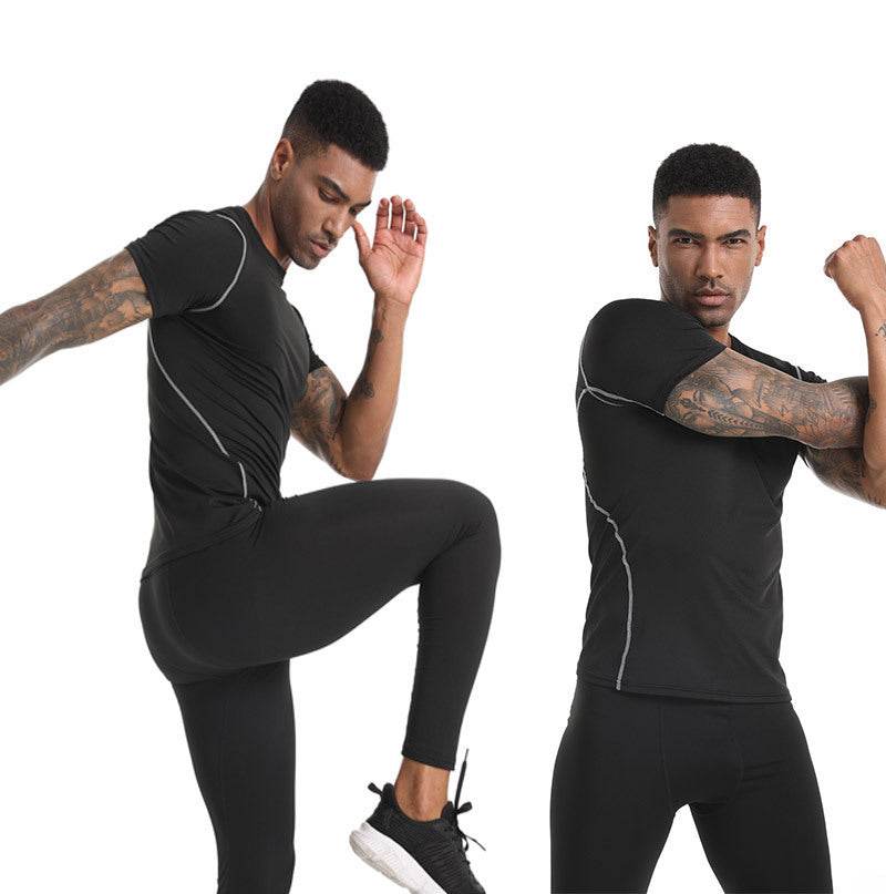 Short sleeve Muscle Fit Workout shirt for men - www.Shopthatapp.com