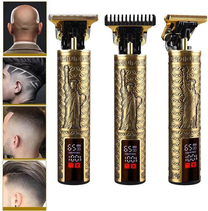 Beard Trimmer Hair Clippers Cordless Hair Cutting Kit Barber Shaving Machine For Men USB Rechargeable 1 PCS - www.Shopthatapp.com