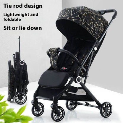 Pull Rod Type Summer Ultra-light Stroller Four Minus - www.Shopthatapp.com