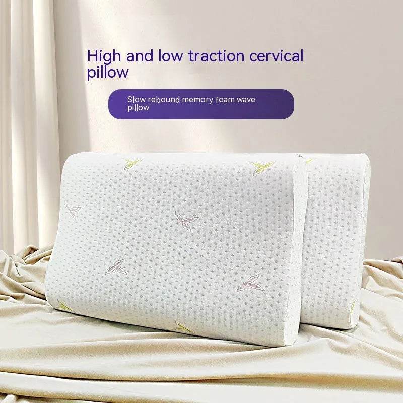 Memory Pillow Slow Rebound Wave Neck Protector - www.Shopthatapp.com