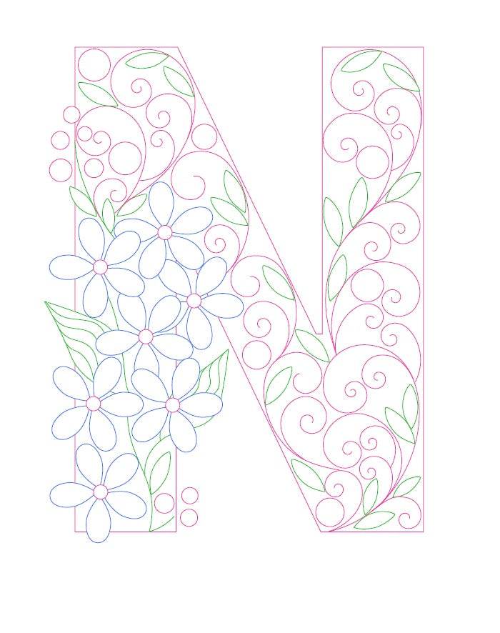 Paper Filigree Painting Kit - Letters - www.Shopthatapp.com