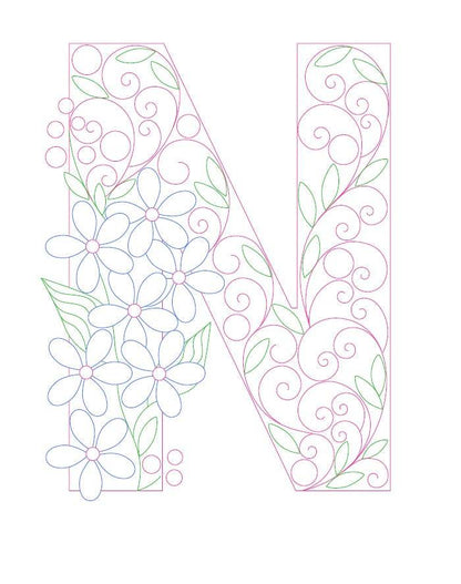 Paper Filigree Painting Kit - Letters - www.Shopthatapp.com