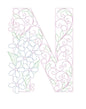 Paper Filigree Painting Kit - Letters - www.Shopthatapp.com