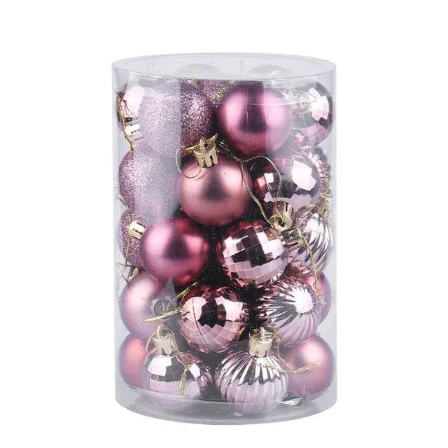 34 Christmas Ball Set 4cm Christmas Ornaments - www.Shopthatapp.com