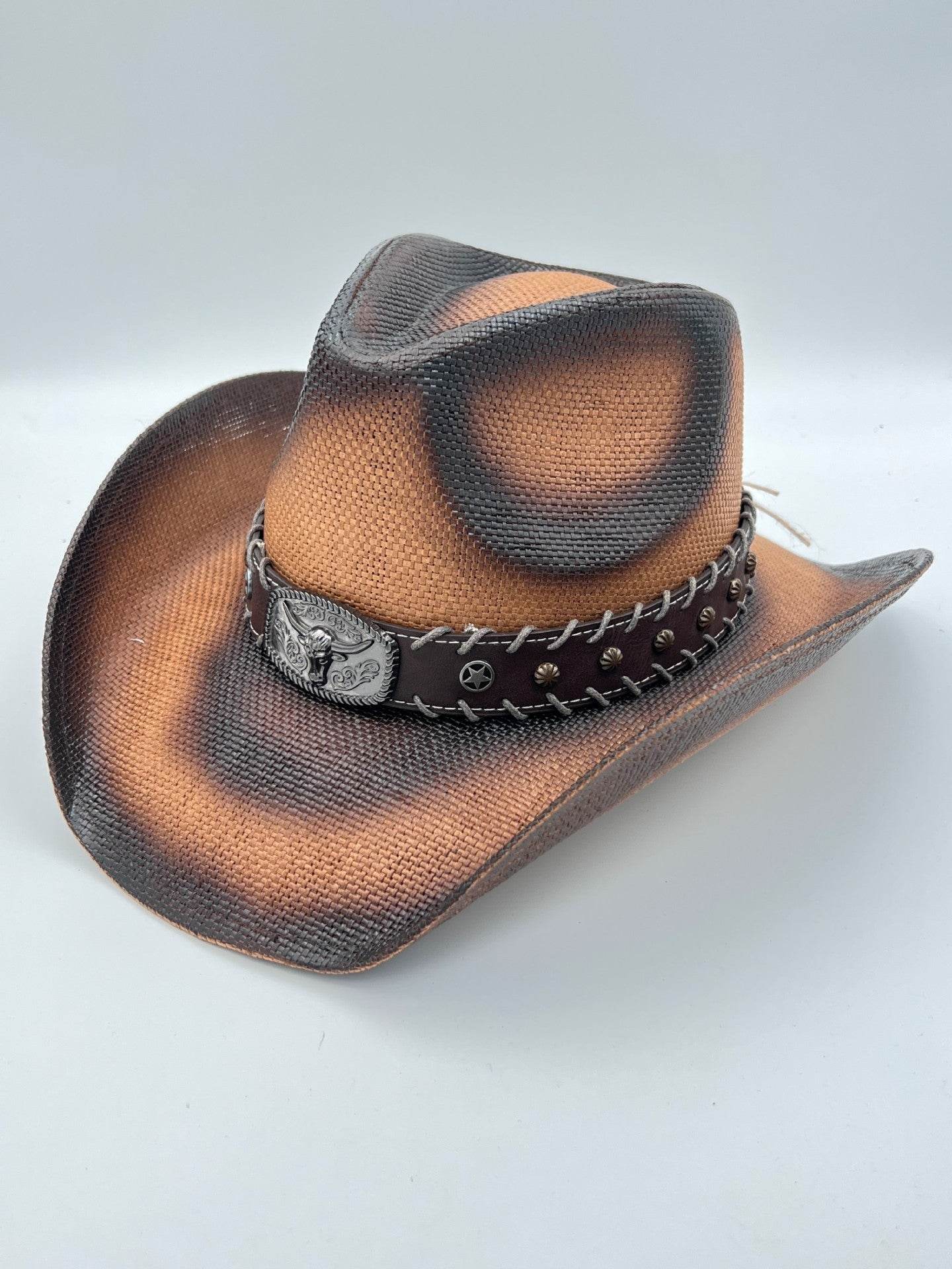 Summer Outdoor Ethnic Style Felt and Straw Cowboy Hat - www.Shopthatapp.com